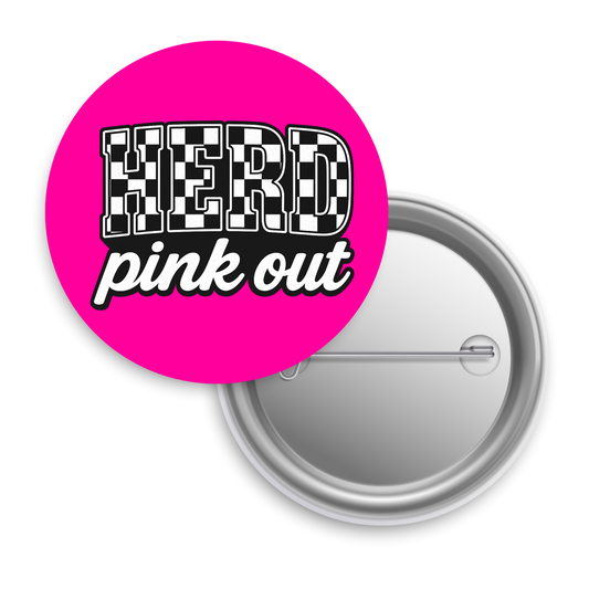 Herd Pink Out- Button