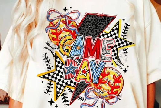 Funky Game Day Softball