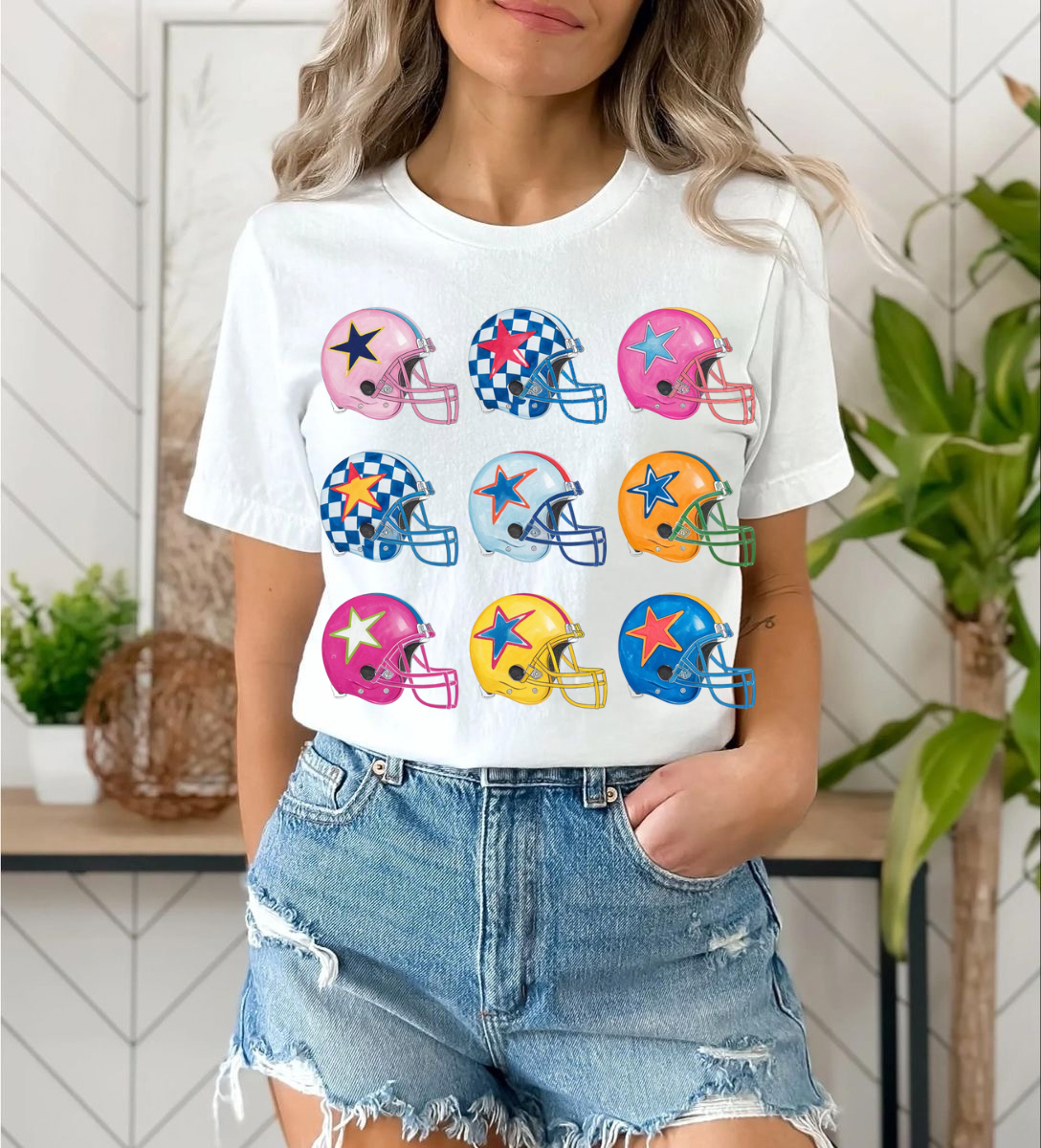 Colorful helmets